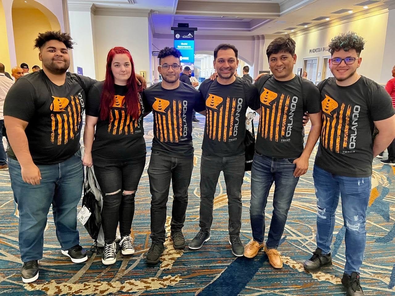 RBFC team members representing at a company convention